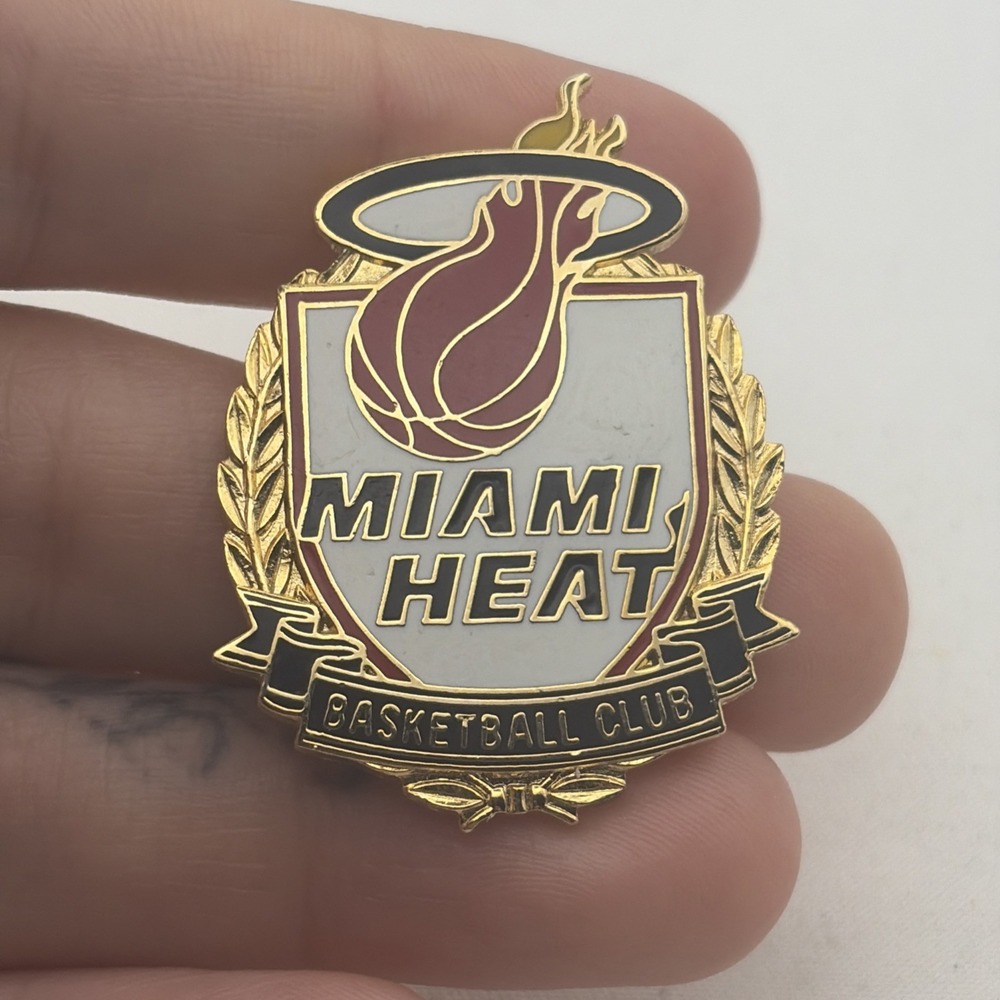Miami Heat Basketball Club NBA Basketball Lapel Hat Pin